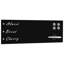 Wall Mounted Magnetic Glass Board-41305433-41305438