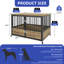 Mobilier d'intérieur pour cage de chien en bois-1151407702-1151407699