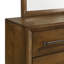 Ensemble de commode et miroir en bois 2 pièces Ballard, brun