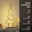 Metal Christmas Tree with Stand Black Steel-969756167