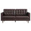 Exalt Tufted Vegan Leather Sofa-1721747063