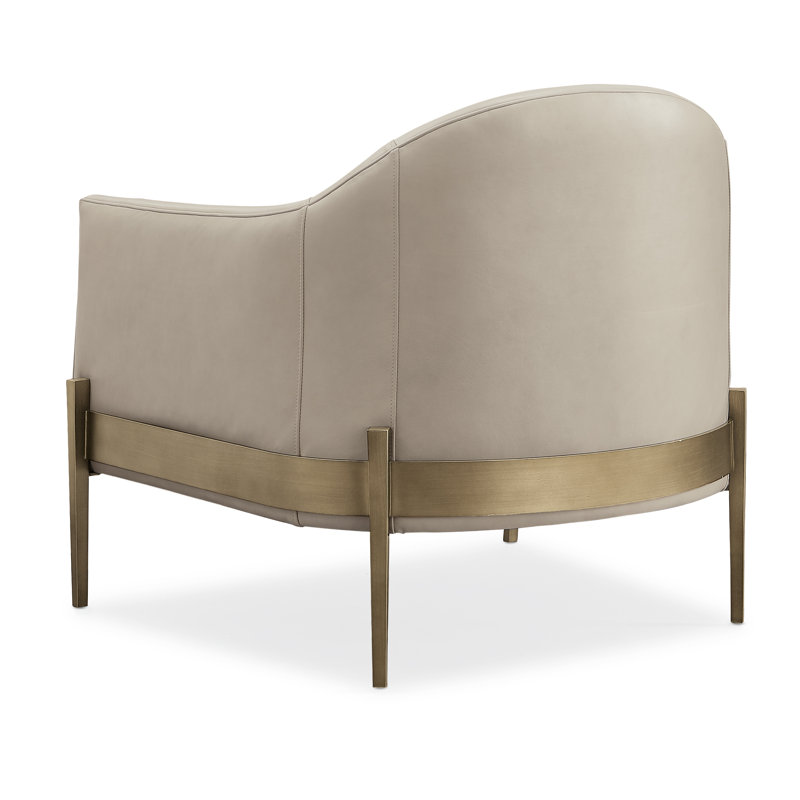 Modern Remix Barrel Chair, Beige