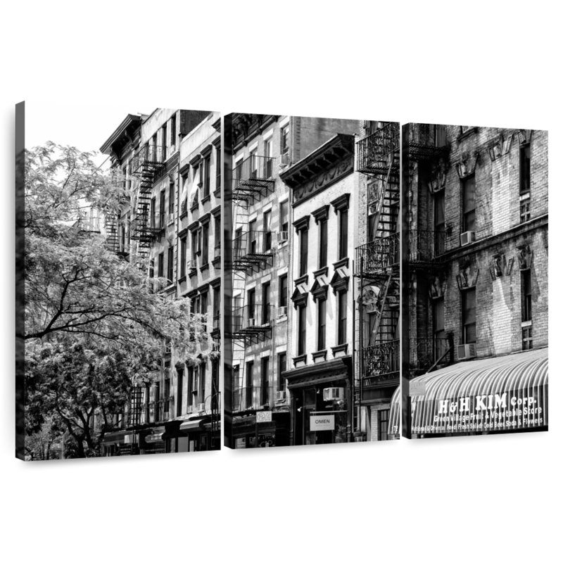 Lilie NYC Building Facades II, 48" H x 74" W