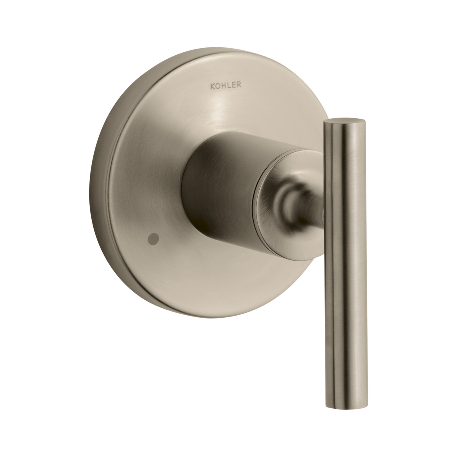 Purist Valve Trim with Lever Handle for Transfer Valve, Vibrant Brushed Bronze