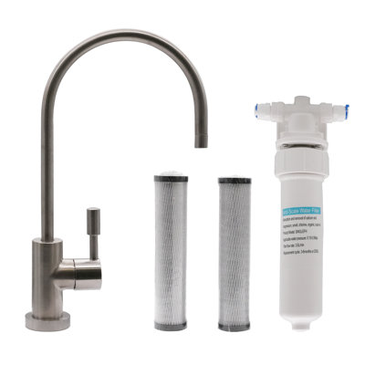 Robinet de cuisine avec distributeur de savon Westbrass