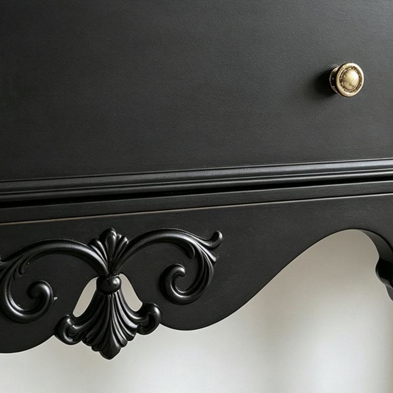 Buffet haut de gamme rétro, Noir