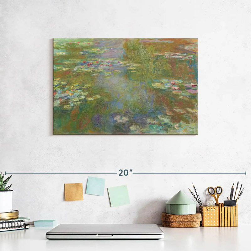 Water Lily Pond, 8" H x 12" W