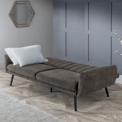 Fortier 3 Seater Velvet Sofa Bed