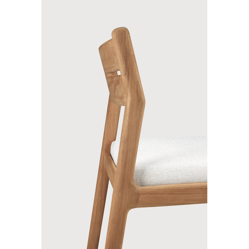 Jack Outdoor Dining Side Chair, Ivory
