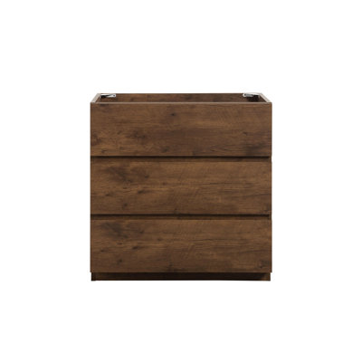 Armoire de rangement de style moderne avec trois tiroirs