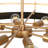 Ulrich 8-Light Dimmable Wagon Wheel Chandelier