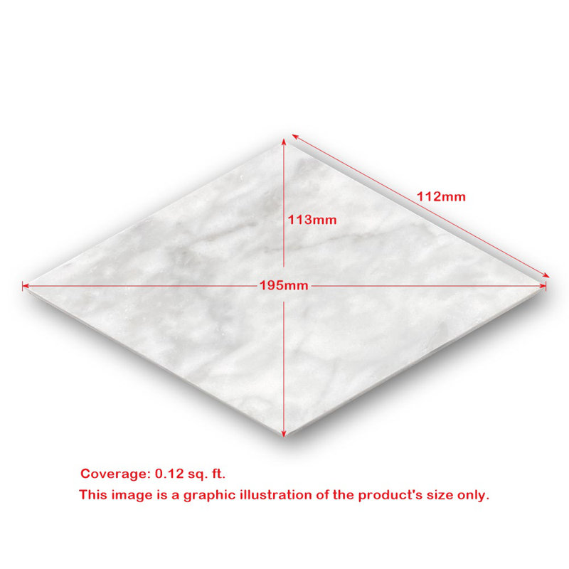 4" x 8" Marble Look Wall & Floor Tile