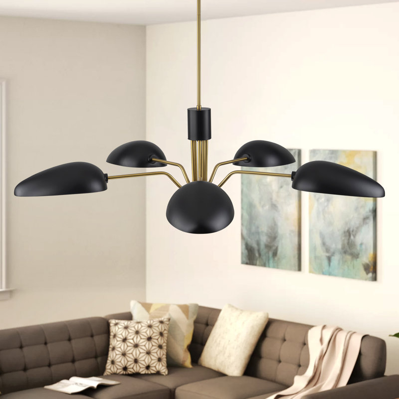 5 - Light Sputnik Sphere Modern Chandelier