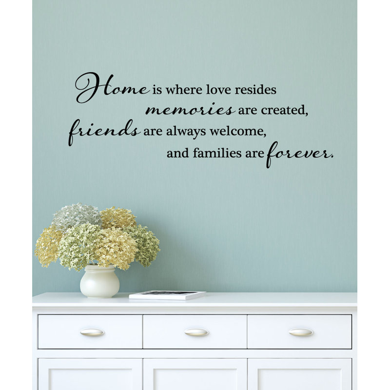 Text & Numbers Wall Decal