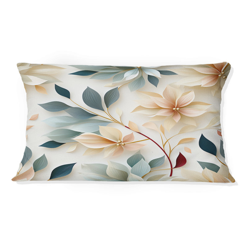Coussin Subtle Whispers III - imprimé floral