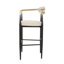 Ensemble de 2 chaises de salle à manger avec tabouret de bar