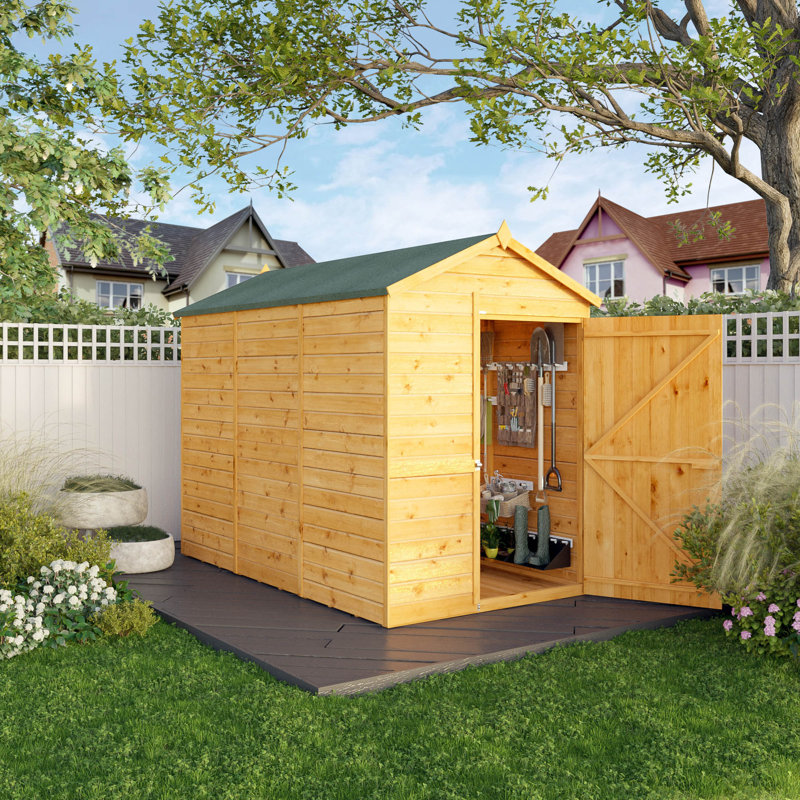 Mercia 9 X 5 Modular Shiplap Apex Windowless Shed