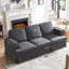 Cesario 89'' Square Arms Sofa-427890979