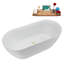 Baignoire autoportante 59 "avec drain interne Streamline-102210794