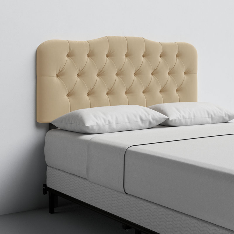 Rodan Upholstered Headboard, Queen, Classic Sandstone Linen