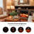 Jinora 56.3'' W Manufactured Wood TV Stand with Electric Fireplace-1201517102