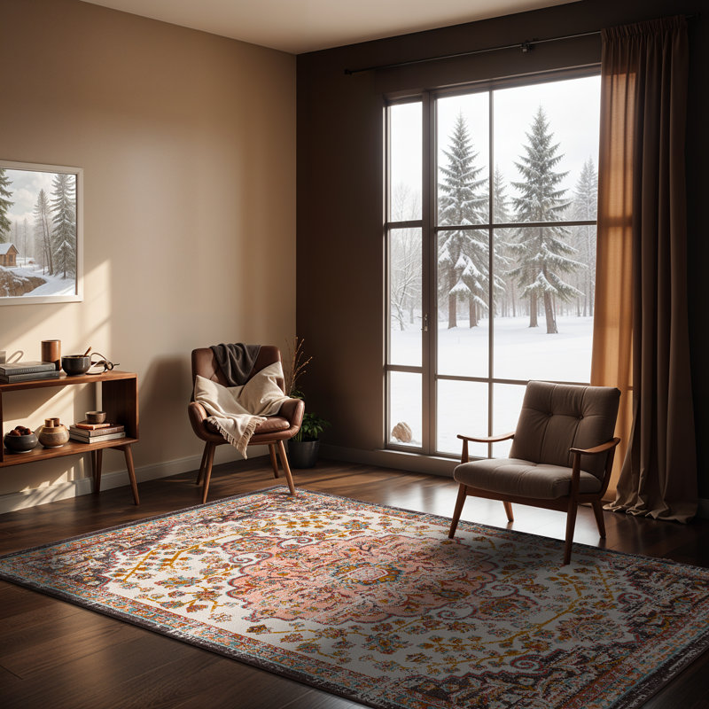 Oriental Area Rug, Rectangle 140 x 200cm