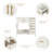 Lasseter 36 " W Freestanding Standard Free Standing Single Double Single Vanity Bathroom Vanity With Ceramic Top-969696573
