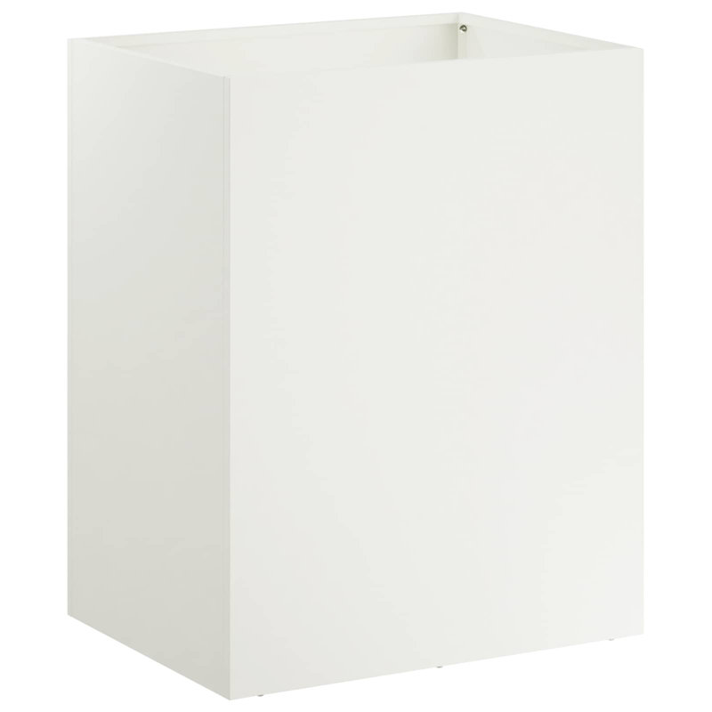 Planter, 50cm H x 40cm W x 30cm D, White, 2