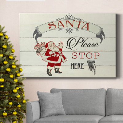 " Santa Stop Here "
