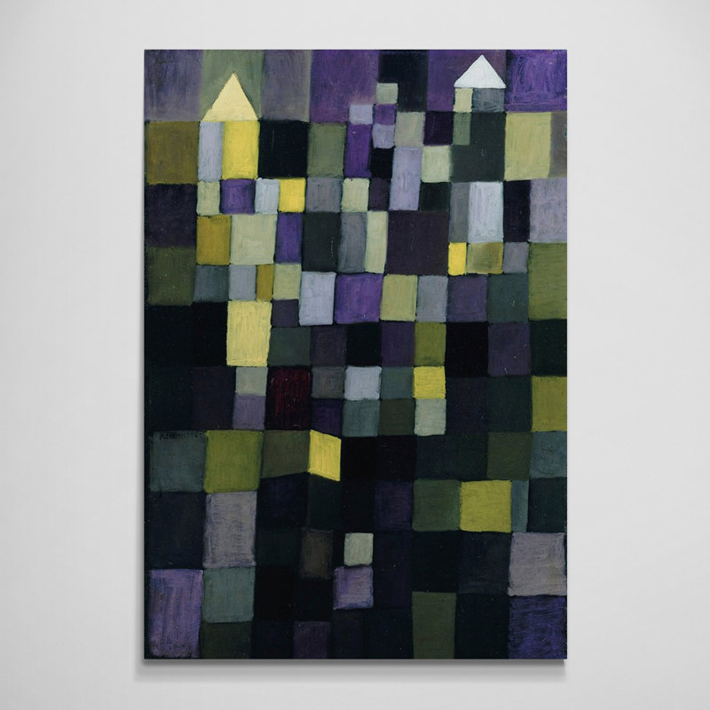 Architecture by Paul Klee - Wrapped Canvas Art Prints, 61 cm H x 41 cm W