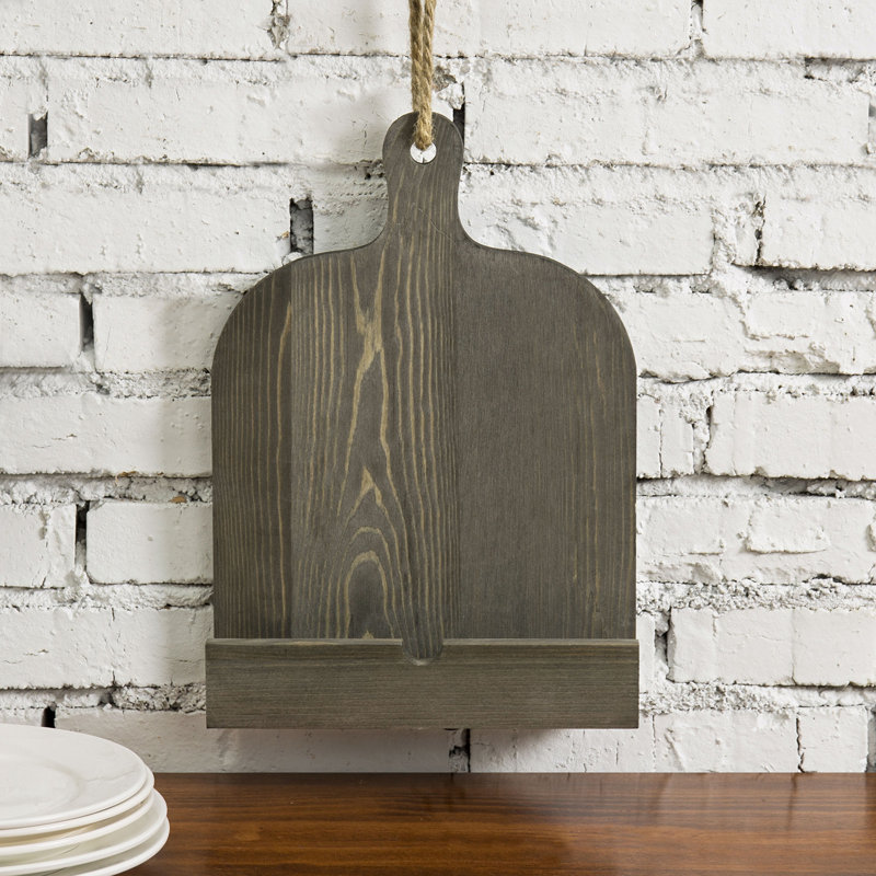 Cutting Board Style Grey Portable Electronic Mount for Less than 20" Screens with Shelving, Holds up to 3.6 kg.
