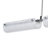 3-Light 6000K LED Pendant Chandelier, Matte Black Metal & Glass, Dimmable, 25W, ETL Certified