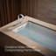 Bec de baignoire à fixer sur le plateau avec composants Composants-93275412