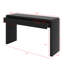 Console rustique avec façade de tiroir cannelée, table d'entrée-173227482