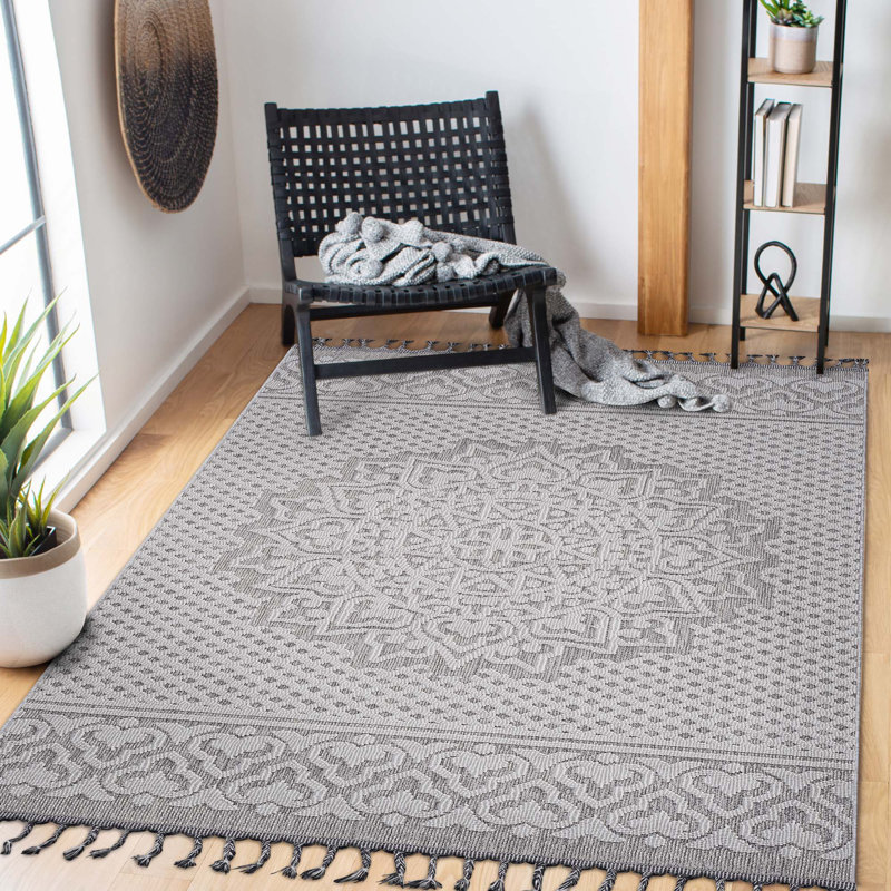 Tapis intérieur / extérieur Collection Medallion, Rectangle 4 pi x 6 pi 2 po