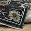 Tapis floral bleu marine / rouille Eldyn-1874042538