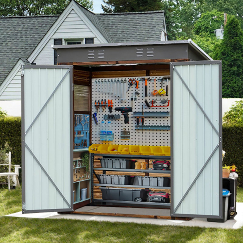 5FT Iron-Wood Combination Tool Shed - Nature Meets Functionality