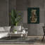 «Gold Afrique 2 sur fond vert» par Wellington Studio, art mural sur toile-1330210653