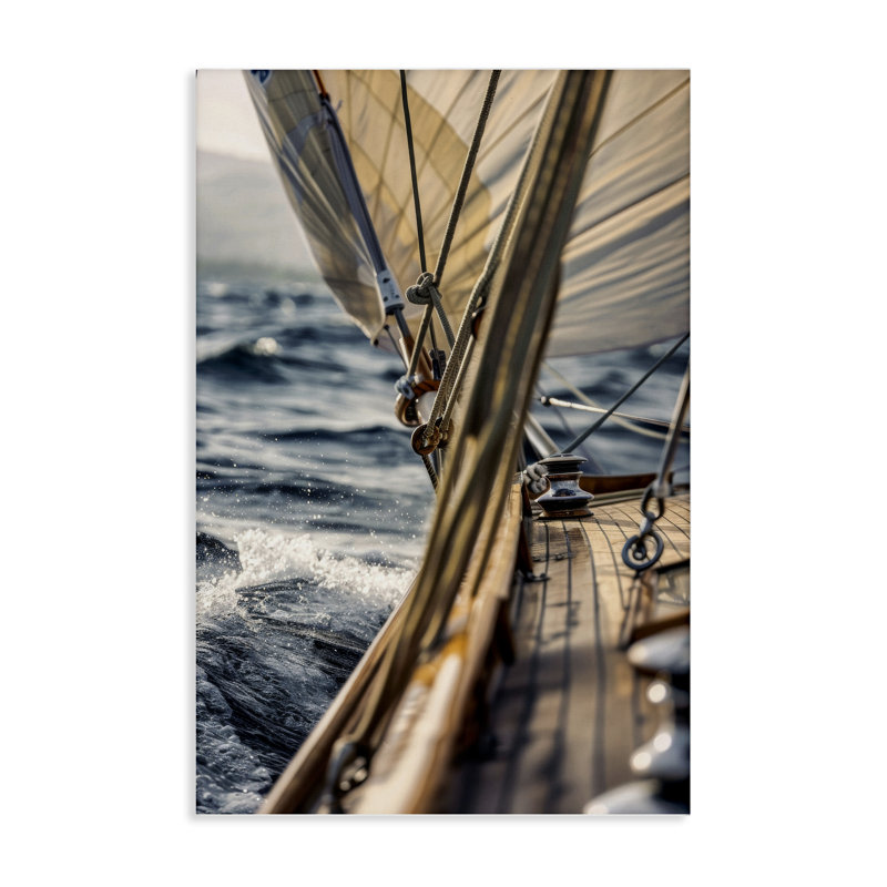 «Amidst The Blouillage Sea», art mural par LSR Design Studio bp-482_CN, H 24 po x l 16 po