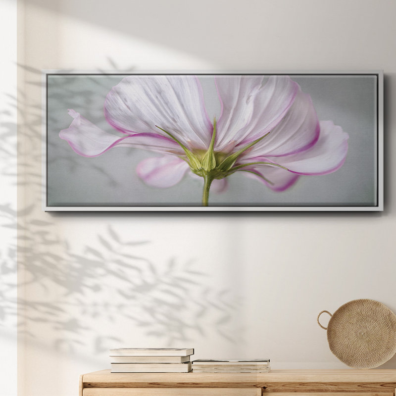 Textured Floral- Framed Canvas