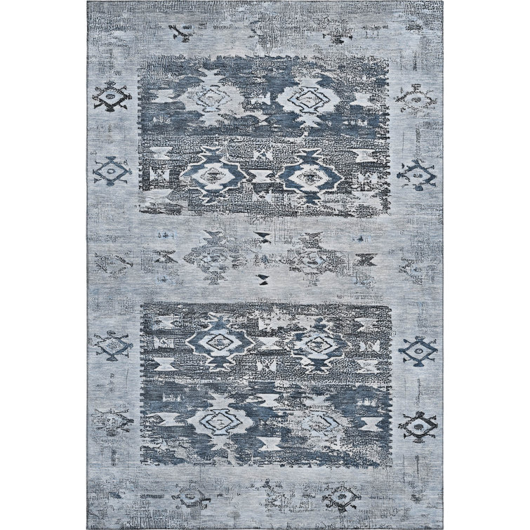 Premium Machine Washable Honig AMF1662 Global Rug
