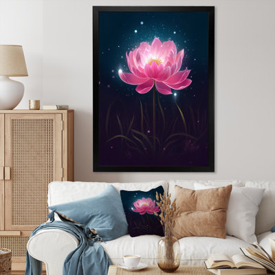 Rose lotus divin résilience II - imprimé
