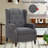 Upholstered Push Back Recliner Chair with Heat and Massage Function For Living Room-1320121692