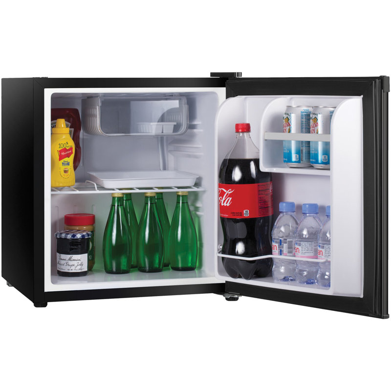 Commercial Cool 1.6 Cu. Ft. Black Compact Mini Refrigerator with Freezer