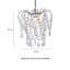 Herrera 1 - Light Chrome Crystal Pendant
