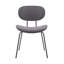 Chaise d'appoint empilable en velours-1725043874