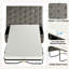 Matelas à mémoire de forme pliable, convertible, 49,6 po, facile à utiliser,-239620931