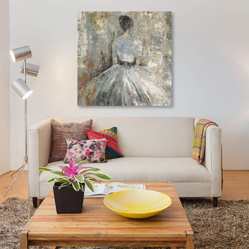 «In Waiting», reproduction sur toile, H 37 po x l 37 po x P 1,5 po, Pas de tapis, Toile tendue