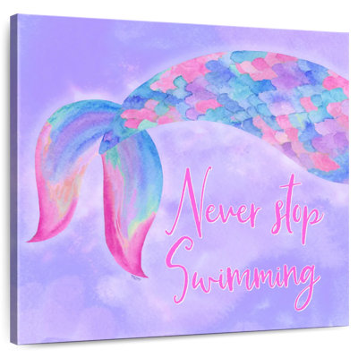 Ashelle Mermaid Life II Pink Purple