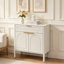 Commode décorative arquée moderne, armoire d'appoint avec tiroir et portes, buffet pour le salon-206735342